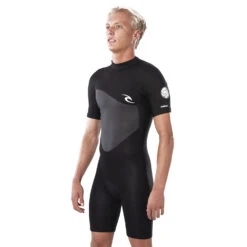Rip Curl Omega 1.5mm Back-Zip Shorty Wetsuit - Black 7 Rip Curl Omega 1.5mm Back-Zip Shorty Wetsuit - Black -Mystic Store 2020 Rip Curl Omega 1.5mm Shorty Wetsuit WSP8CM 0090 3