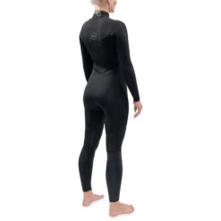Dakine Womens Mission 4/3mm Chest-Zip Fullsuit Wetsuit - Black -Mystic Store 2021 Dakine Womens Mission Chest Zip Fullsuit Wetsuit DK21W543MZ 4