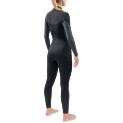 Dakine Womens Quantum 3/2mm Chest-Zip Wetsuit - Black -Mystic Store 2021 Dakine Womens Quantum Chest Zip Fullsuit Wetsuit 1