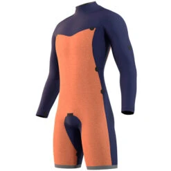 Mystic Star 3/2mm GBS Double FZip Longarm Shorty Wetsuit - Black -Mystic Store 2021 Mystic Star 32 Longarm Shorty Wetsuit Black 210308 900 03