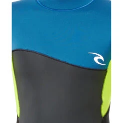 Rip Curl Junior Omega 1.5mm Shorty Wetsuit - Neon Lime -Mystic Store 2021 Rip Curl Junior Dawn Patrol Shorty Wetsuit Neon Lime WSPYFB 8915 4