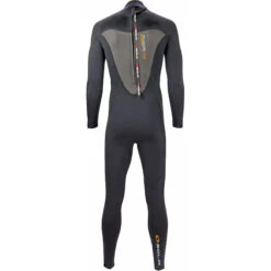 Sola Fusion 3/2mm Fullsuit Wetsuit - Volcanic Black -Mystic Store 2021 Sola Fusion 32 Fullsuit Wetsuit A1711 Black Back