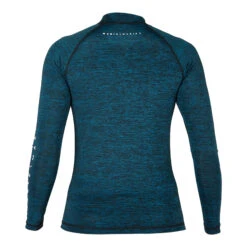 Magic Marine Womens Cube Long Sleeve Rashvest - Dark Blue Melee -Mystic Store 2022 Magic Marine Womens Cube Long Sleeve Rash Guard Dark Blue Melee MM081011 4MM081011 448 04