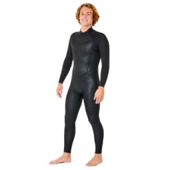 Rip Curl Freelite 3/2mm Back Zip Wetsuit - Black -Mystic Store 2022 Rip Curl Freelite 32 Mens Wetsuit WF203M 0090 1