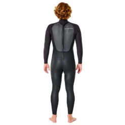 Rip Curl Omega 3/2mm E-Stitch Back Zip Wetsuit - Black -Mystic Store 2022 Rip Curl Omega 32 Backzip Wetsuit Black 114MFS 3