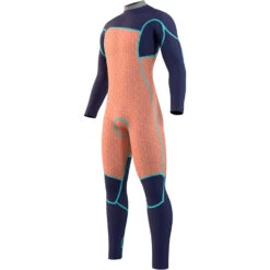Mystic MAJESTIC 4/3 GBS Front Zip Wetsuit - Navy -Mystic Store 2023 Majestic Chestzip Fullsuit Navy 3 2