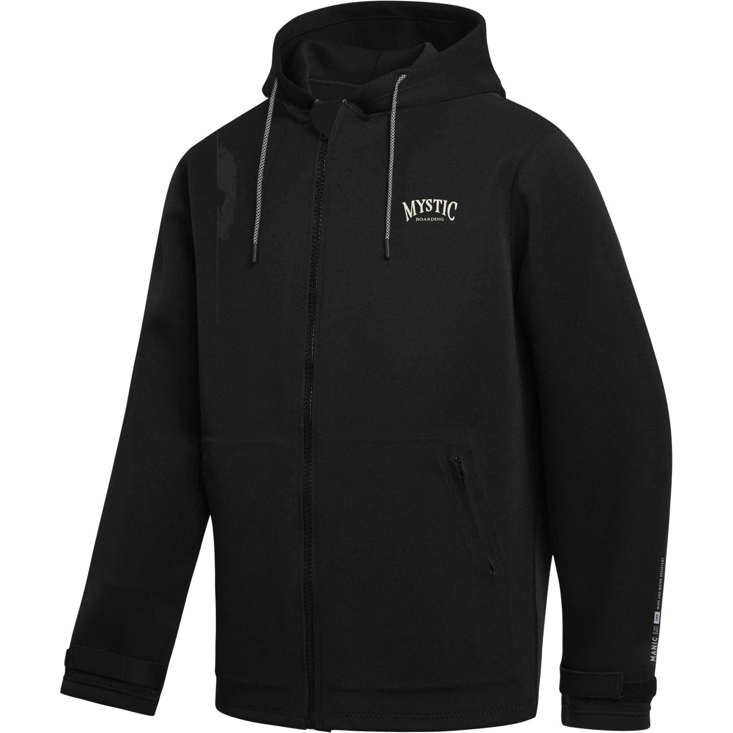 Mystic Manic Hoodie 2mm Neoprene Hoody - Black 230345 1 Mystic Manic Hoodie 2mm Neoprene Hoody - Black 230345