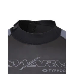 Typhoon Swarm3 3/2mm Shorty Wetsuit - Black -Mystic Store 250982 SWARM3 SHORTY BLACK GRAPHITE 3 copy