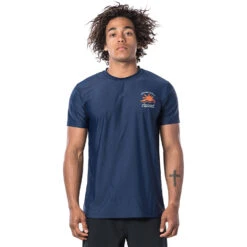 Rip Curl Wilder Short Sleeve Loose Fit UV Tee - Navy