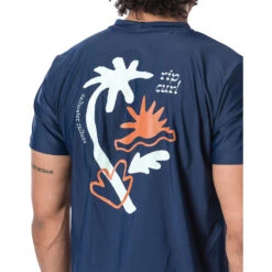 Rip Curl Wilder Short Sleeve Loose Fit UV Tee - Navy -Mystic Store 65902 WLE9HM 0049 5