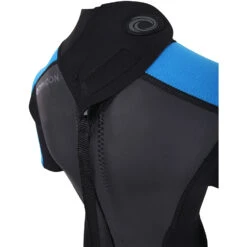 Typhoon Swarm3 Boys 3/2mm Shorty Wetsuit - Black/Blue -Mystic Store Typhoon Junior Swarm3 Shorty Wetsuit 250992 BLACK BRILLIANT BLUE 3